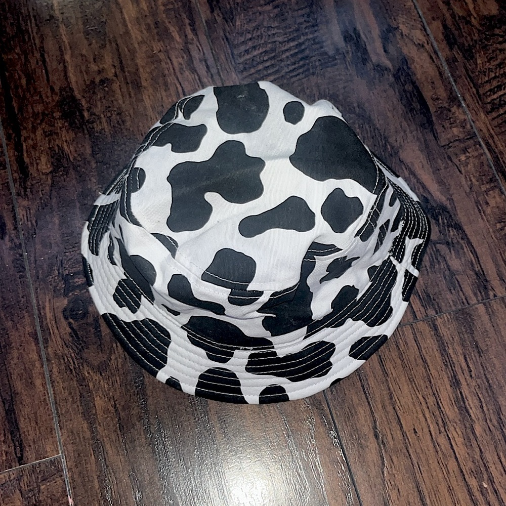 cute cow print hat 🐄